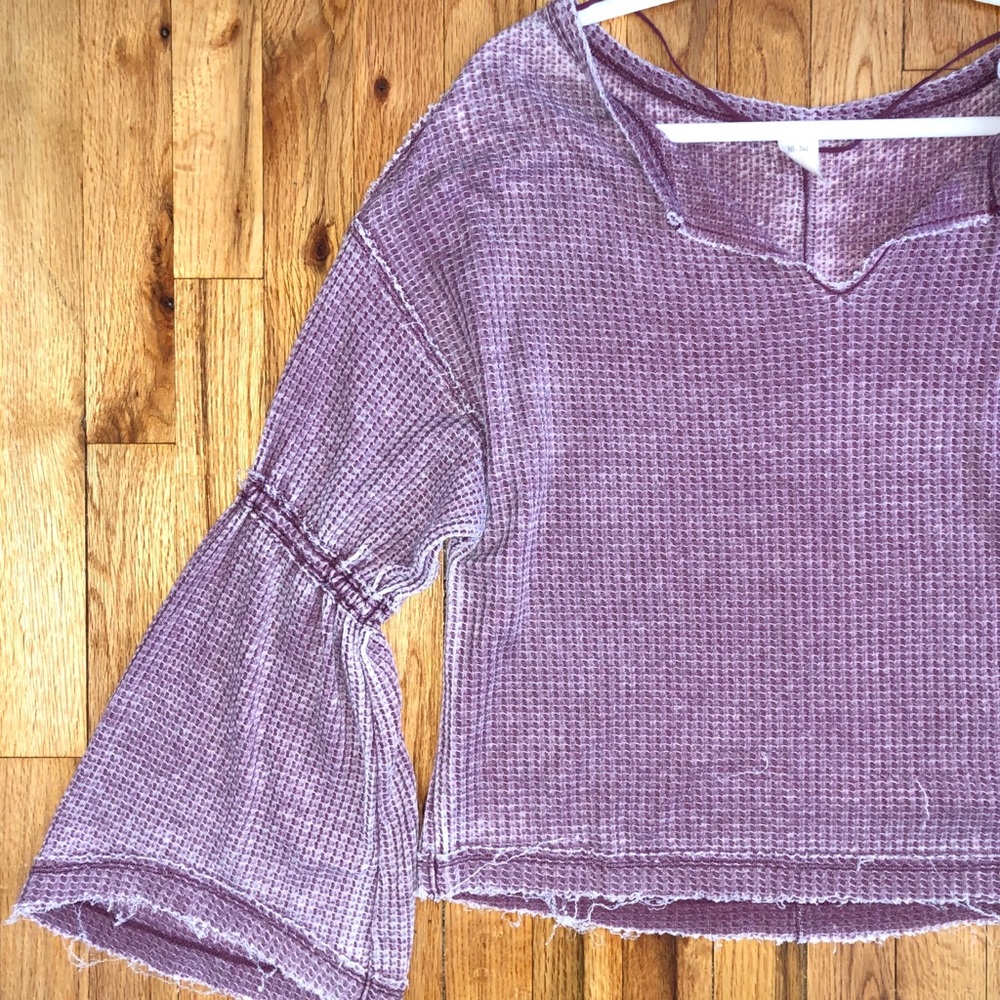 Free People Bell Sleeve Sweater